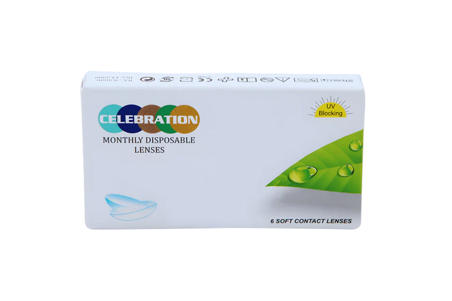 Celebration Monthly Clear (Lenses) - 6 Pcs Pack