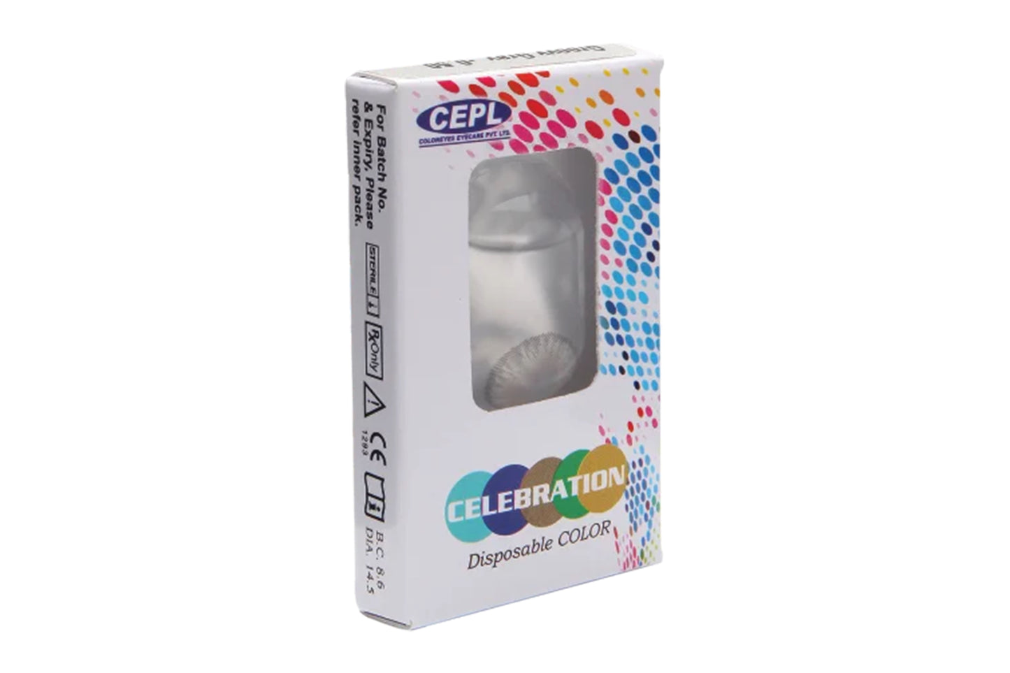 Celebration Monthly Color No Power (Lenses) - 2 Pcs Pack