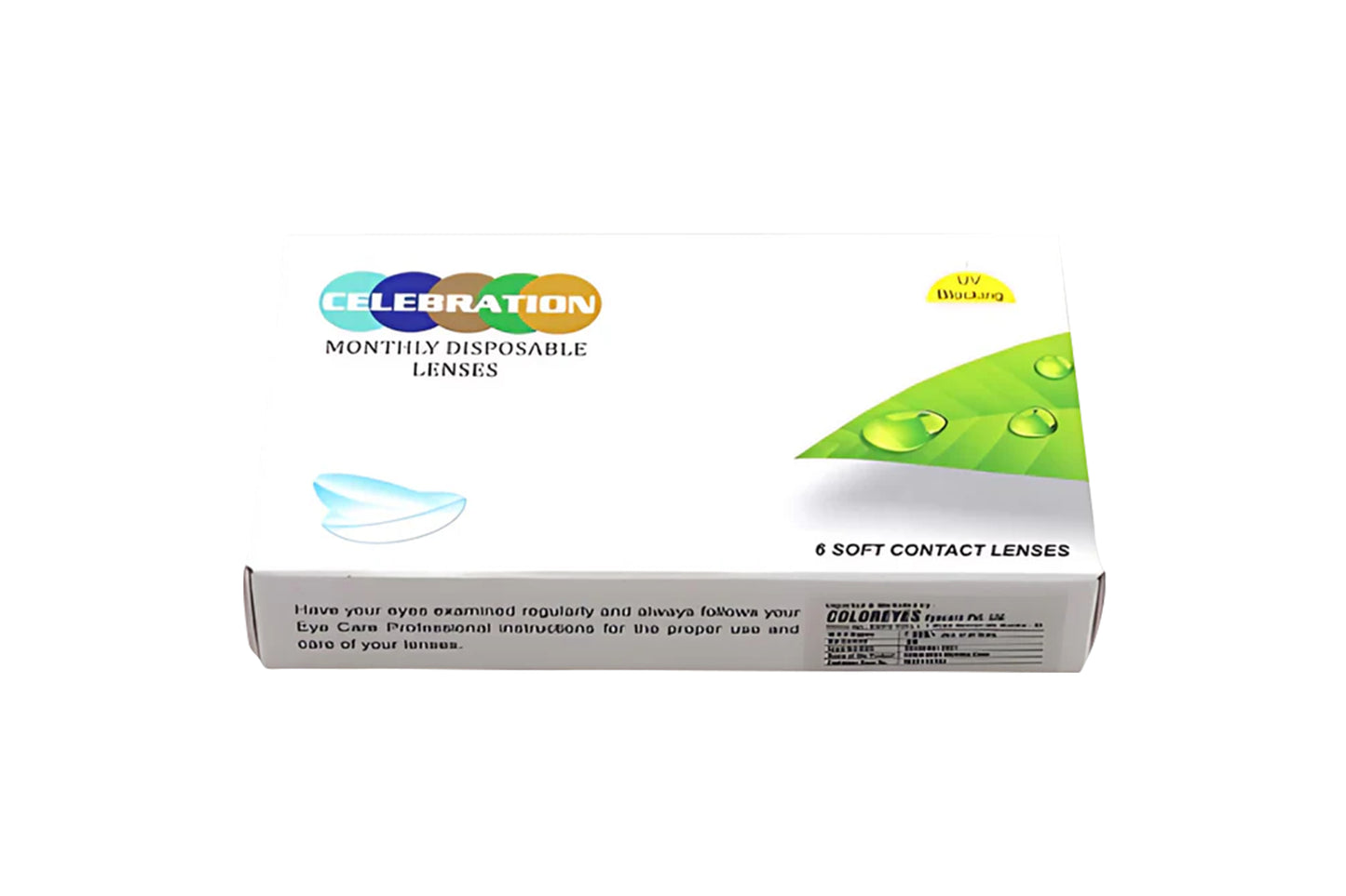 Celebration Monthly Clear (Lenses) - 6 Pcs Pack