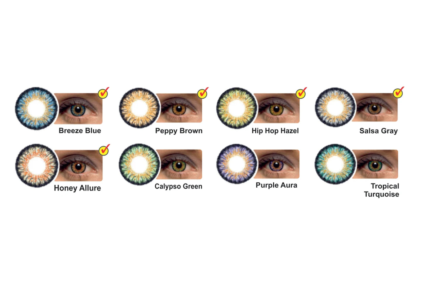 Celebration Yearly Color (Lenses) - 2 Pcs Pack