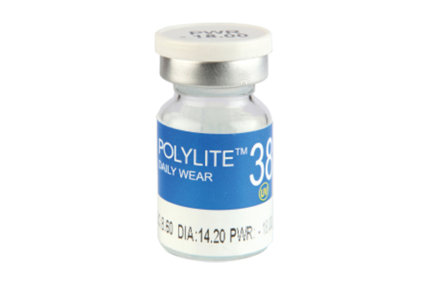 Polylite-38 Yearly Clear (Lenses) - 2 Pcs Pack