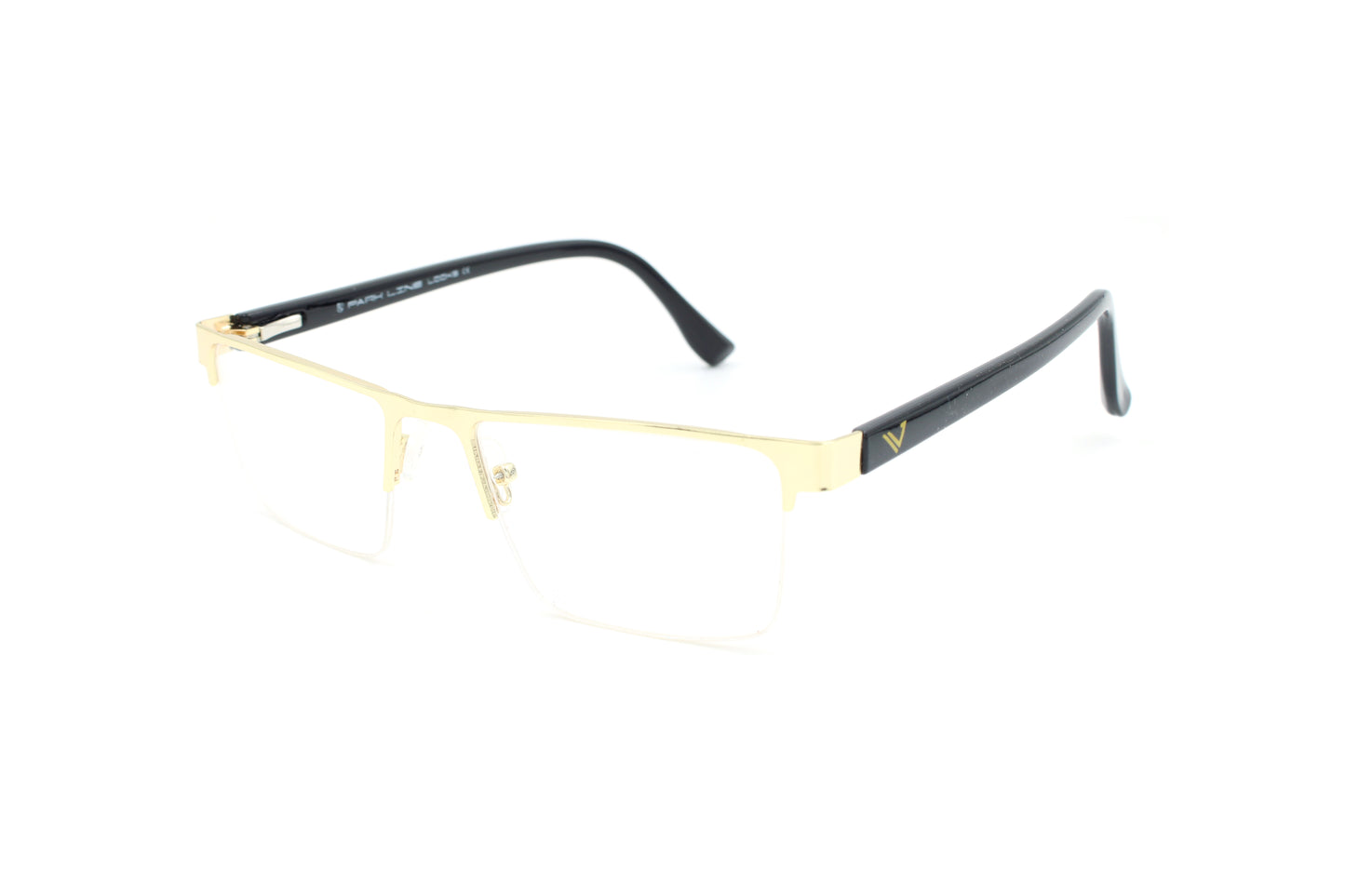 PARKLINE RECTAGLE HALF RIM EYEGLASSES 33508