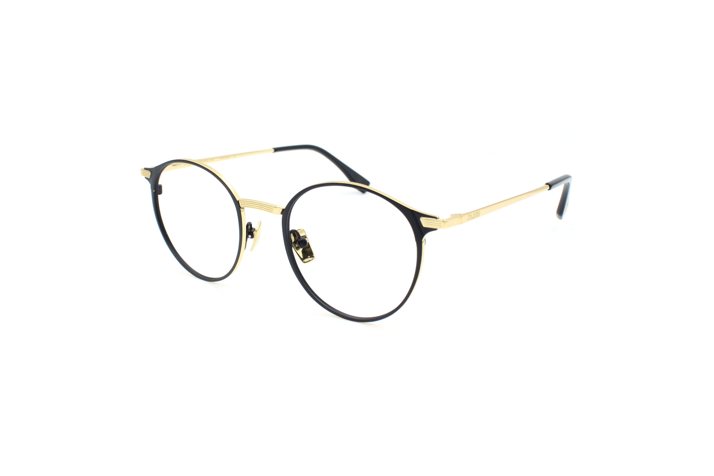 NF GLOSSY BLACK RIM WITH SILVER - 19032