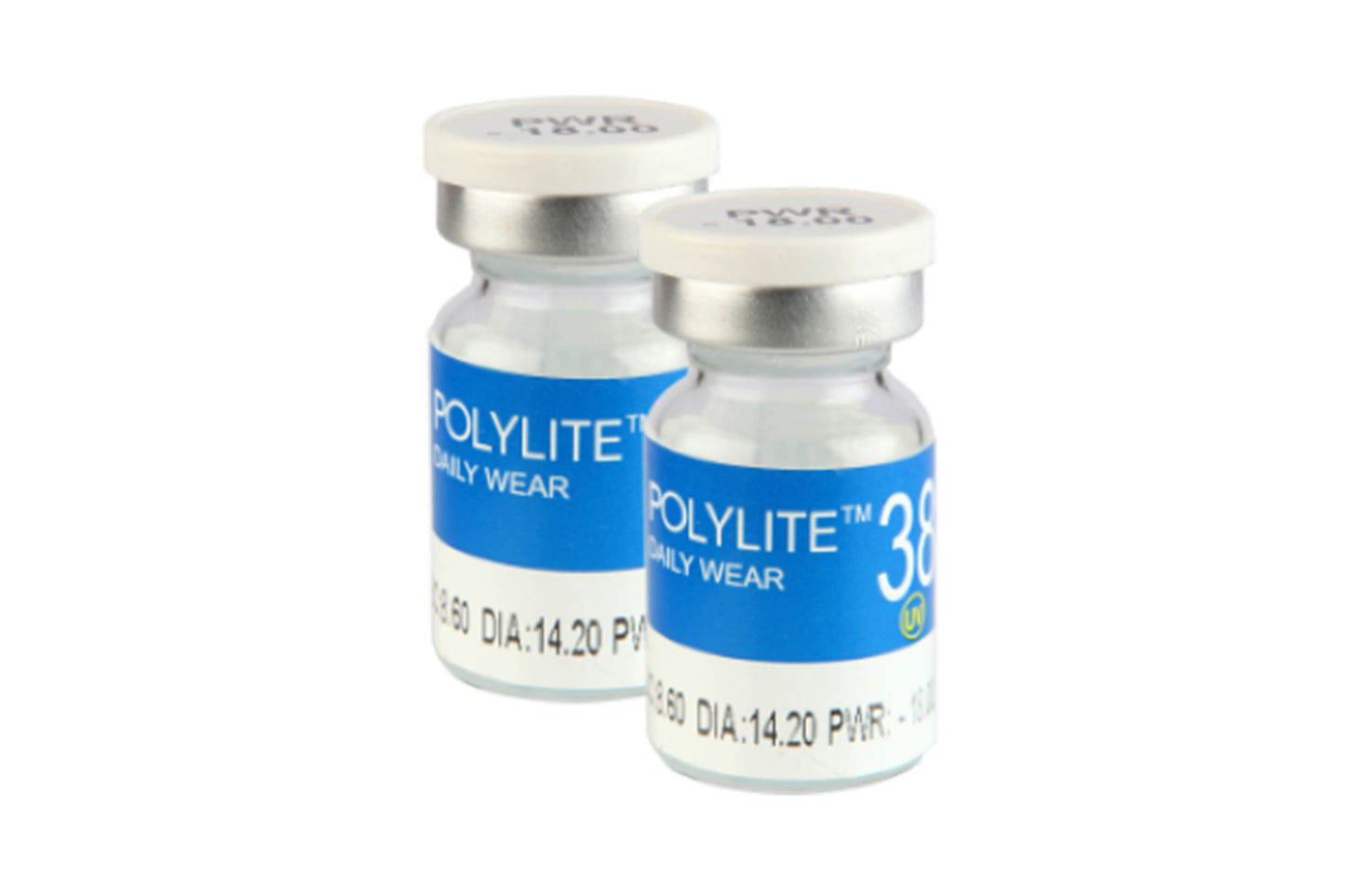 Polylite-38 Yearly Clear (Lenses) - 2 Pcs Pack