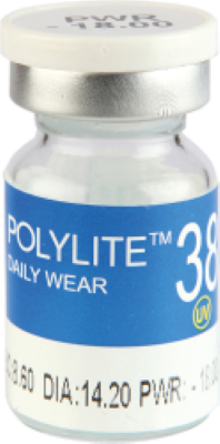 Polylite-38 Yearly Clear (Lenses) - 2 Pcs Pack