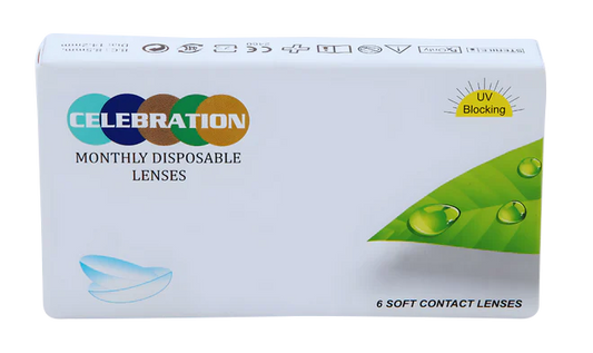 Celebration Monthly Clear (Lenses) - 6 Pcs Pack