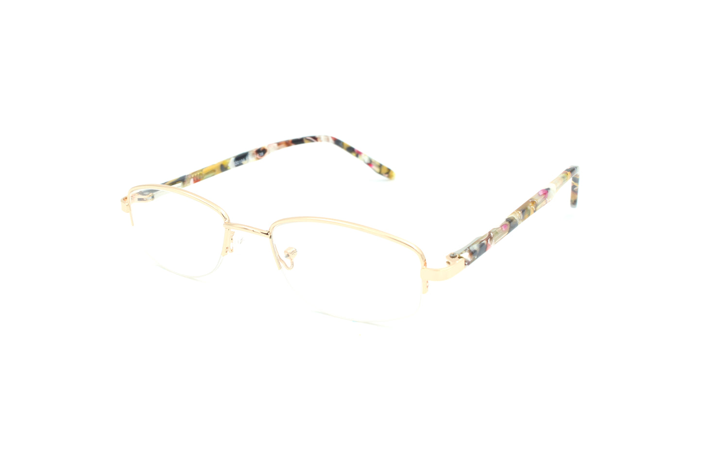 VOILETTE RECTANGLE HALF-RIM EYEGLASSES 320109