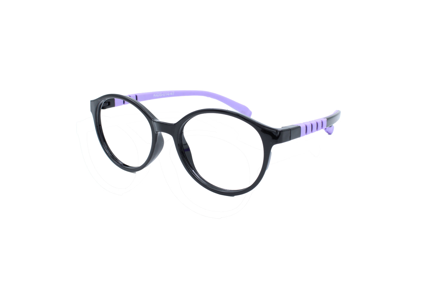 URBAN KIDS GLOSSY BLACK WITH PURPLE TIP