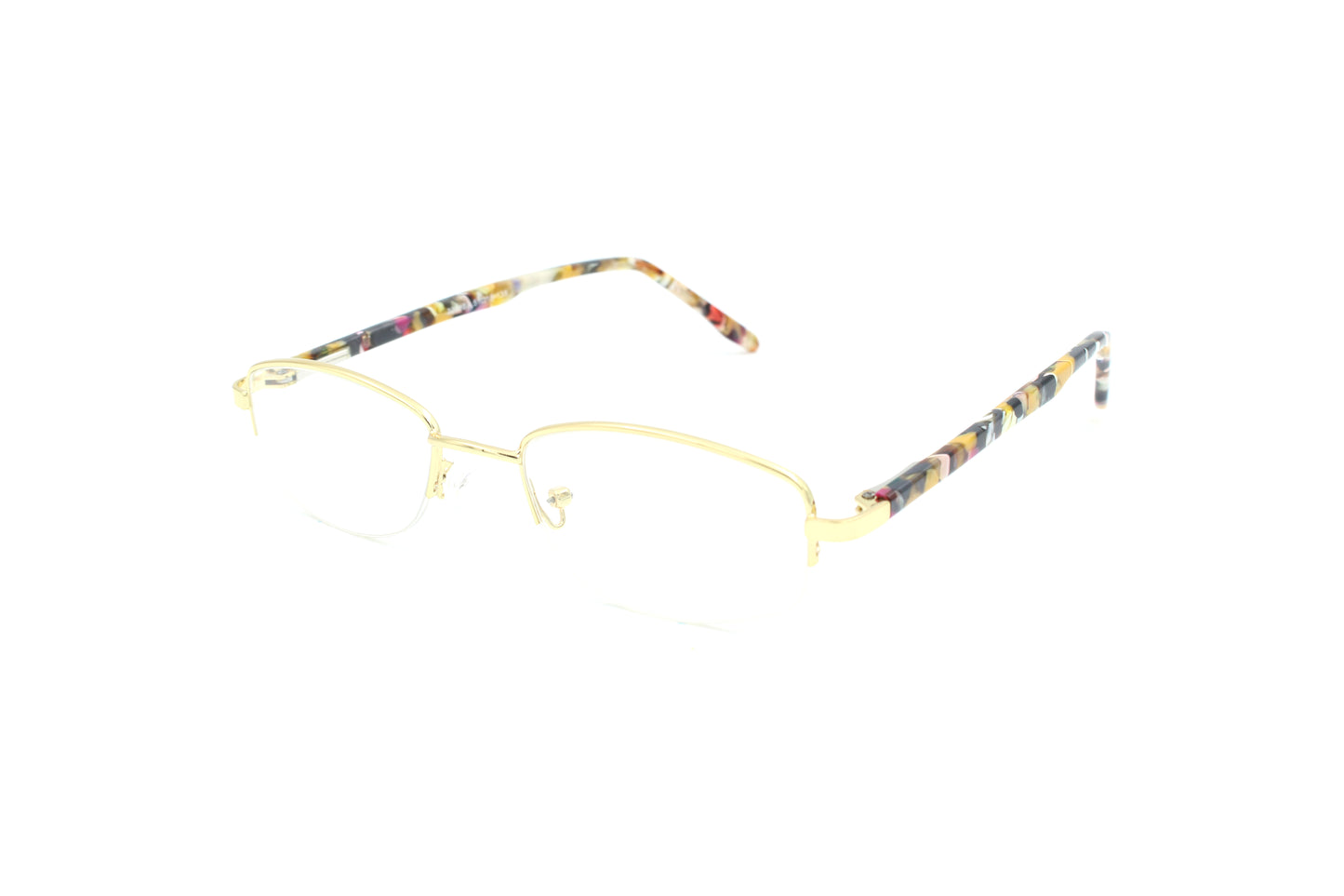 VOILETTE RECTANGLE HALF-RIM EYEGLASSES 320109