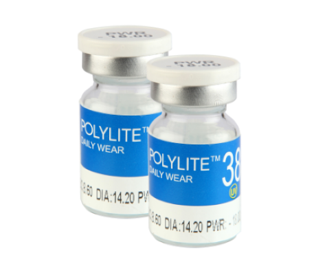 Polylite-38 Yearly Clear (Lenses) - 2 Pcs Pack