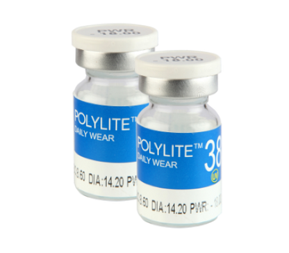 Polylite-38 Yearly Clear (Lenses) - 2 Pcs Pack