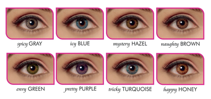 Polylite Monthly Color No Power (Lenses) - 2 Pcs Pack